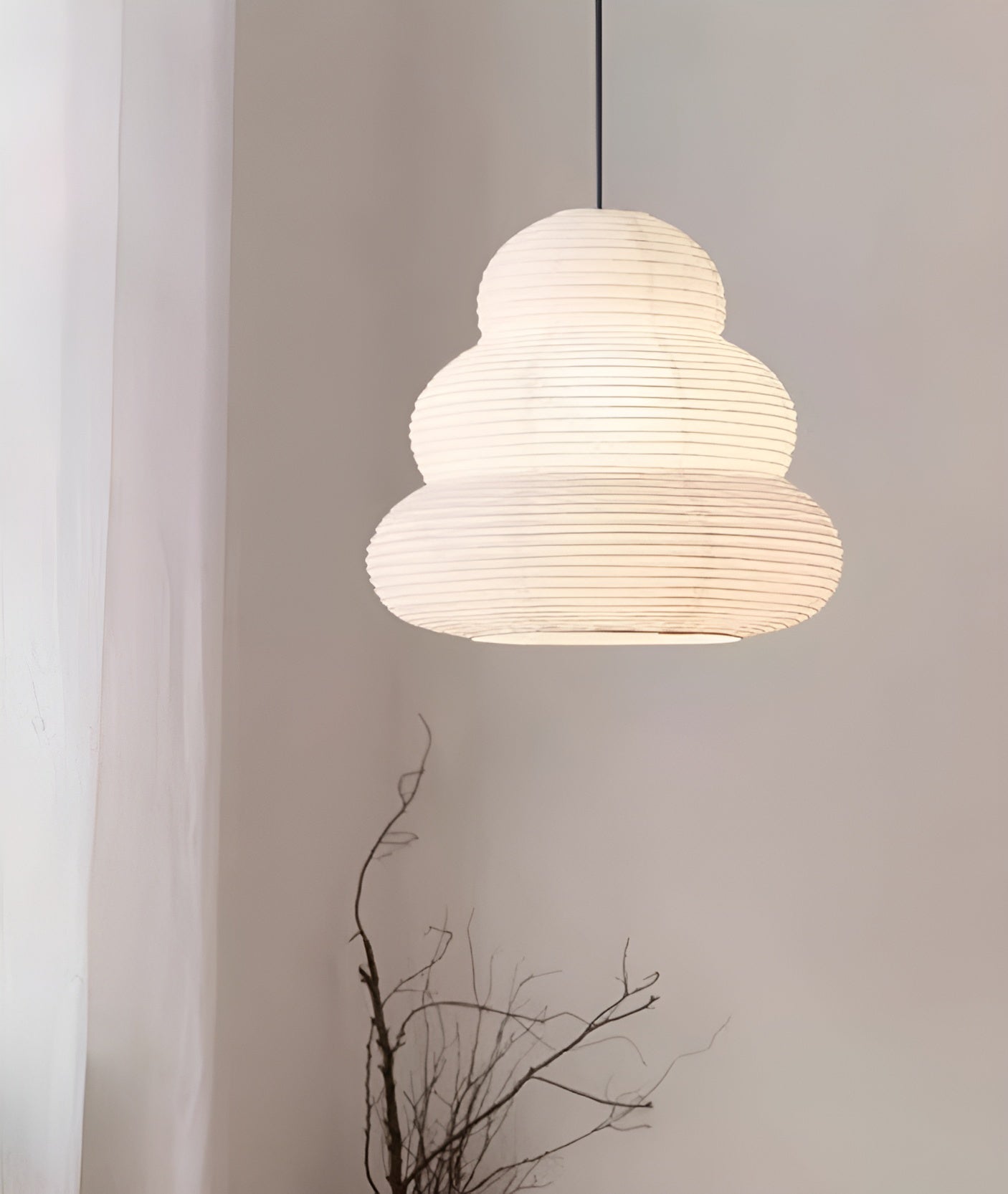 Gemma Modern Paper Pendant Light