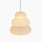 Solara Pendant Lamp Washi Paper Tiered Lantern Japanese Living Room