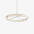 Lustra Chandelier Modern Stainless Steel Ring