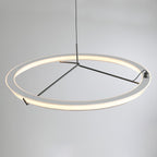 Lustra Chandelier Modern Stainless Steel Ring