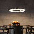 Lustra Chandelier Modern Stainless Steel Ring