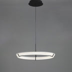 Lustra Chandelier Modern Stainless Steel Ring