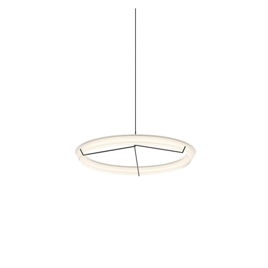 Lustra Chandelier Modern Stainless Steel Ring