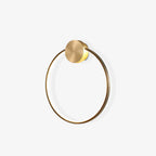 Maisie Wall Light Modern Minimalist Ring Shaped LED Brass