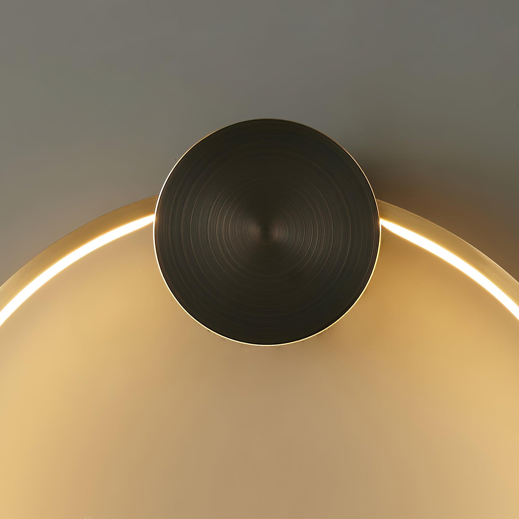 Maisie Wall Light Modern Minimalist Ring Shaped LED Brass