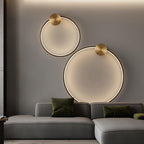 Maisie Wall Light Modern Minimalist Ring Shaped LED Brass