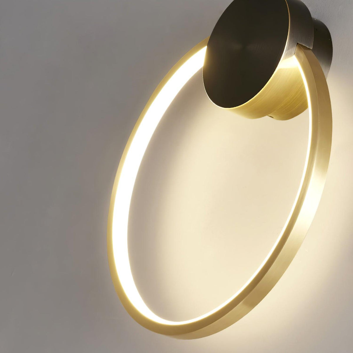 Maisie Wall Light Modern Minimalist Ring Shaped LED Brass