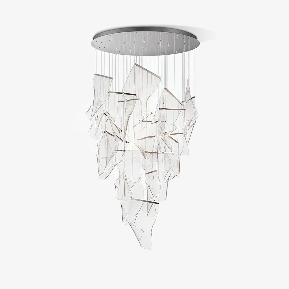 Lustra Chandelier Acrylic LED Abstract Floating