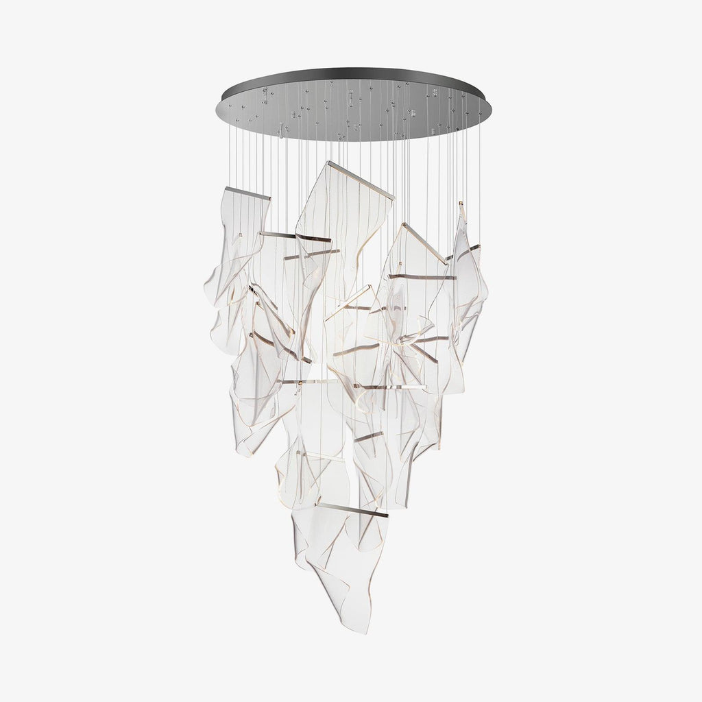 Lustra Chandelier Acrylic LED Abstract Floating