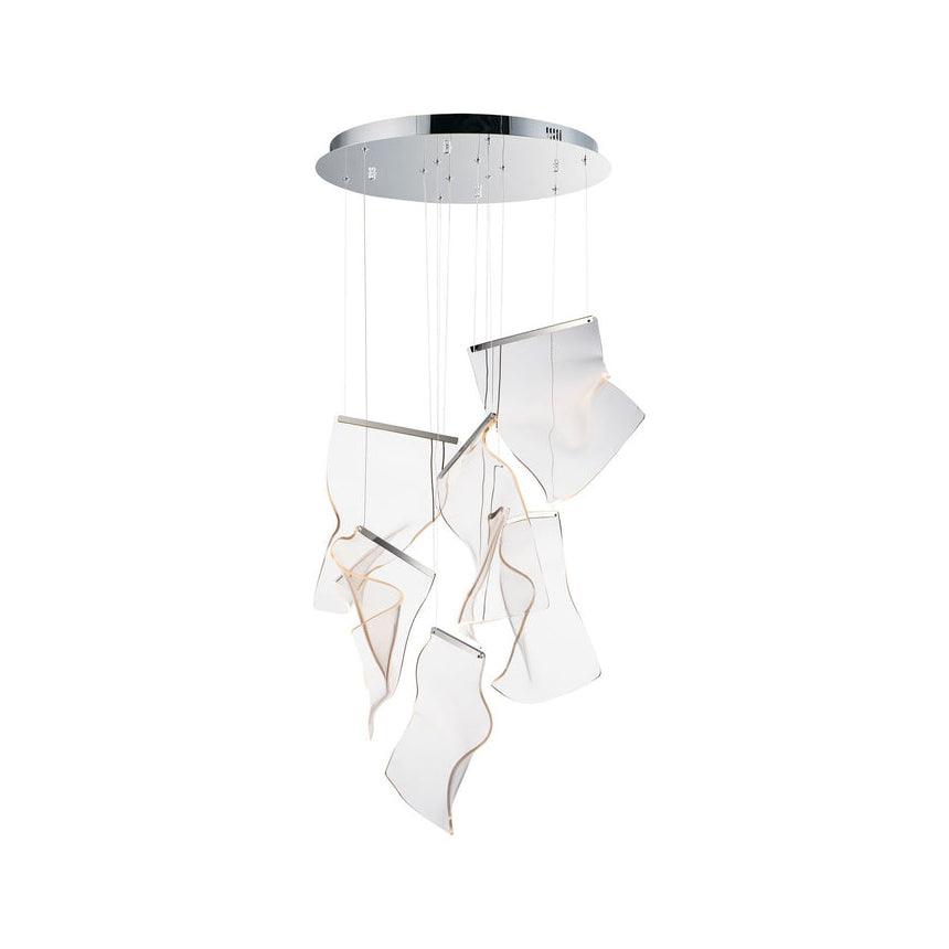 Lustra Chandelier Acrylic LED Abstract Floating