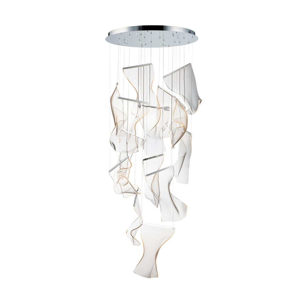 Lustra Chandelier Acrylic LED Abstract Floating