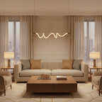 Ripple Modern Metal & Glass Pendant Light