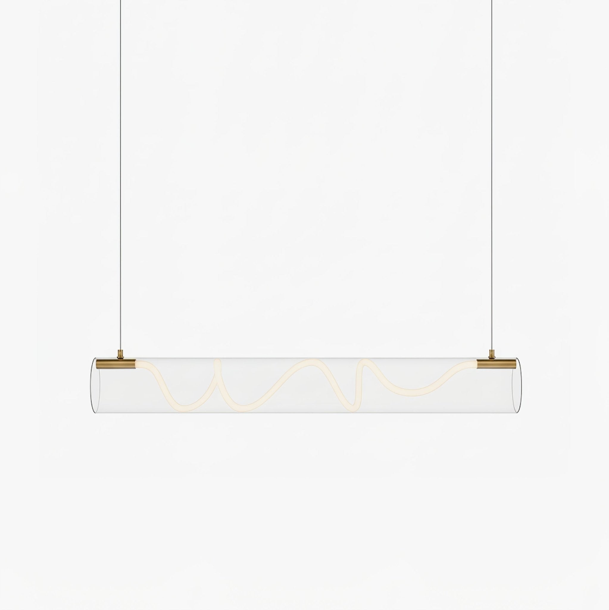 Ripple Modern Metal & Glass Pendant Light