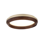 Aurdoreth Modern Minimalist Ripple Wood Ceiling Light