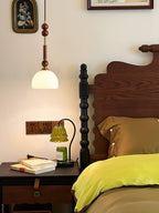 AmberGlow Vintage Wood Pendant Lamp