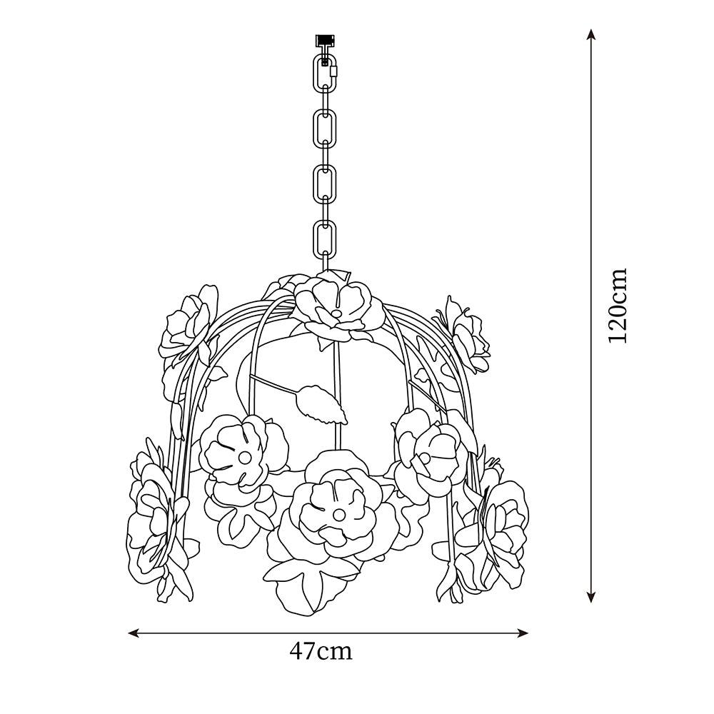 Bellova Floral Chandelier