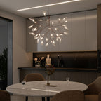Lustra Chandelier Rose Gold Firefly LED Branch
