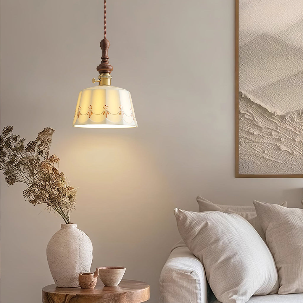 Roselind Vintage Ceramic Pendant Light