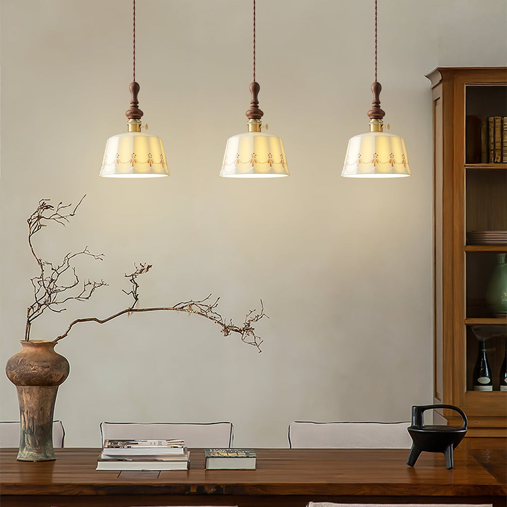 Ceraeyre Vintage Ceramic Pendant Light