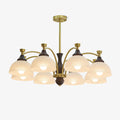 Avvynila Traditional Elegance Vintage Brass Wood Chandelier