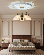 Avvynila Traditional Elegance Vintage Brass Wood Chandelier