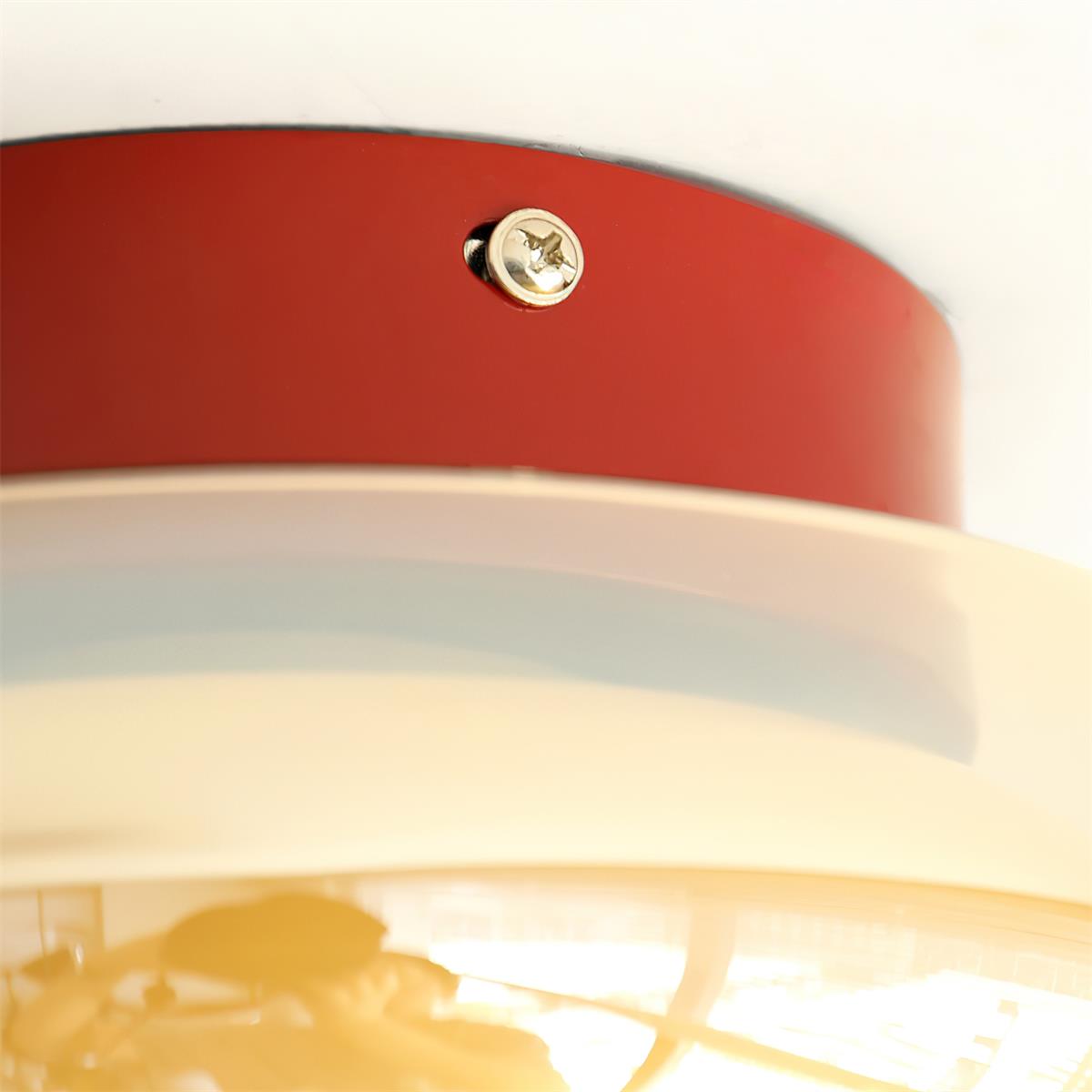 Valentina Retro Glass Flush Mount Ceiling Light - image 11