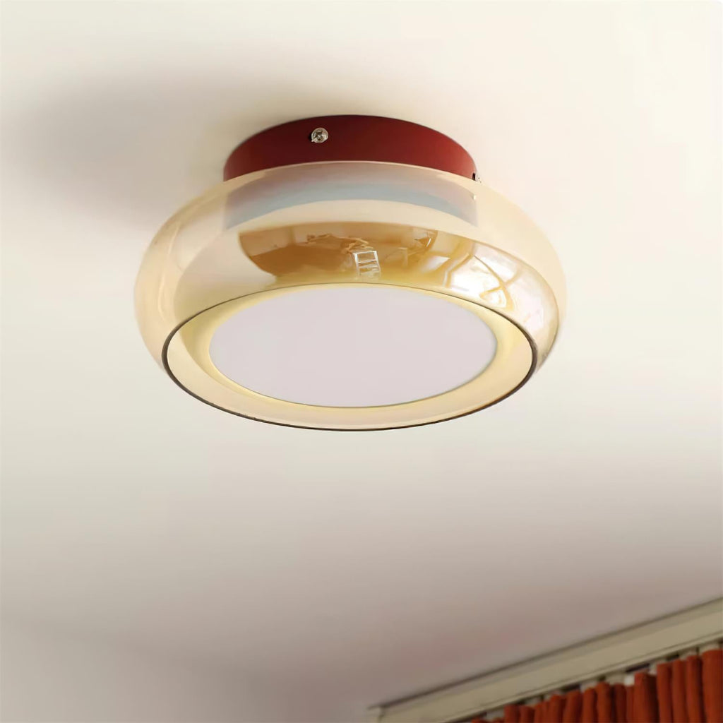 Valentina Retro Glass Flush Mount Ceiling Light - image 9