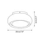 Valentina Retro Glass Flush Mount Ceiling Light - image 5