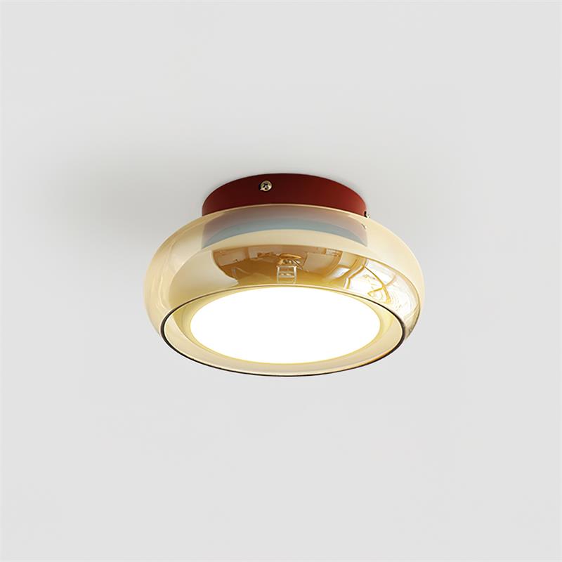 Valentina Retro Glass Flush Mount Ceiling Light - image 7