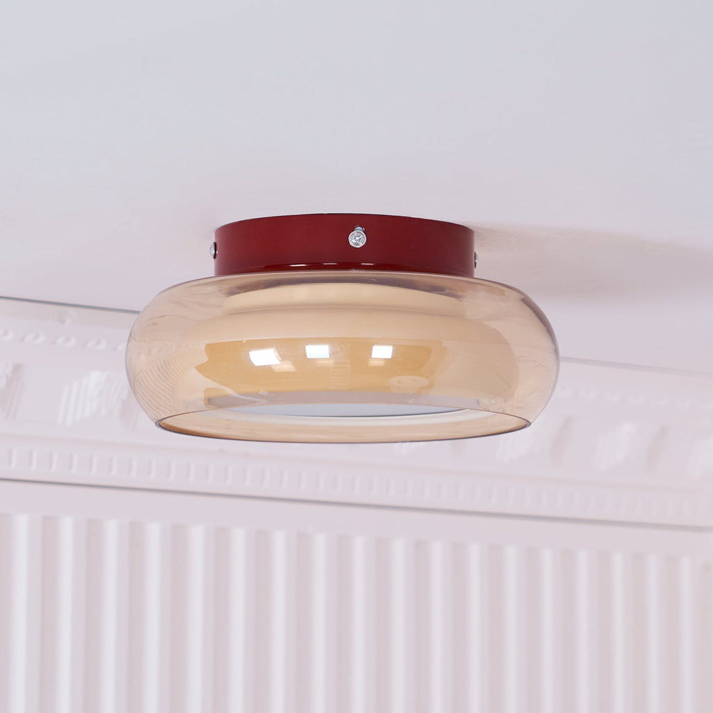 Valentina Retro Glass Flush Mount Ceiling Light - image 14