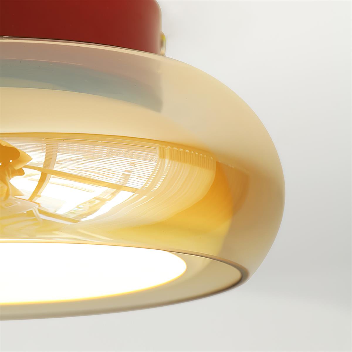 Valentina Retro Glass Flush Mount Ceiling Light - image 13