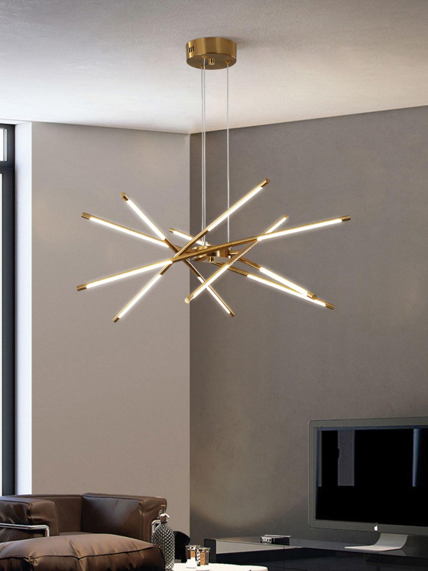 Lustra Chandelier Rotatable LED Modern
