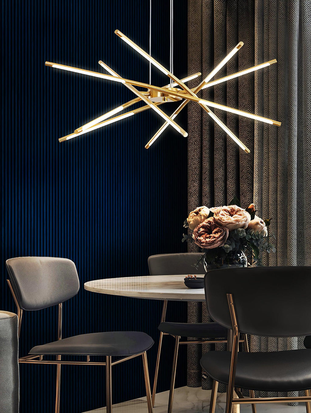 Lustra Chandelier Rotatable LED Modern