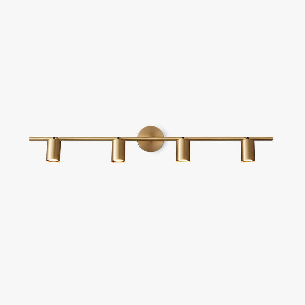 Grover Rotatable Brass Spotlight Wall Light