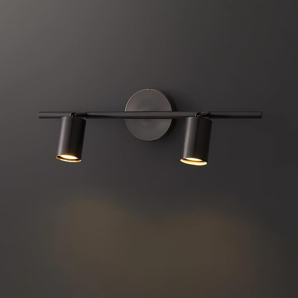 Grover Rotatable Brass Spotlight Wall Light