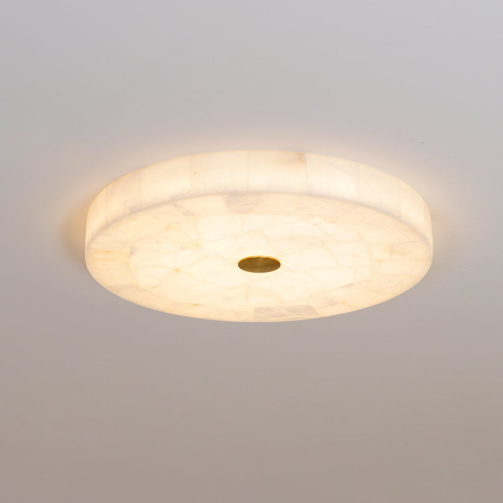 Kristy Round Alabaster Ceiling Lamp - image 5