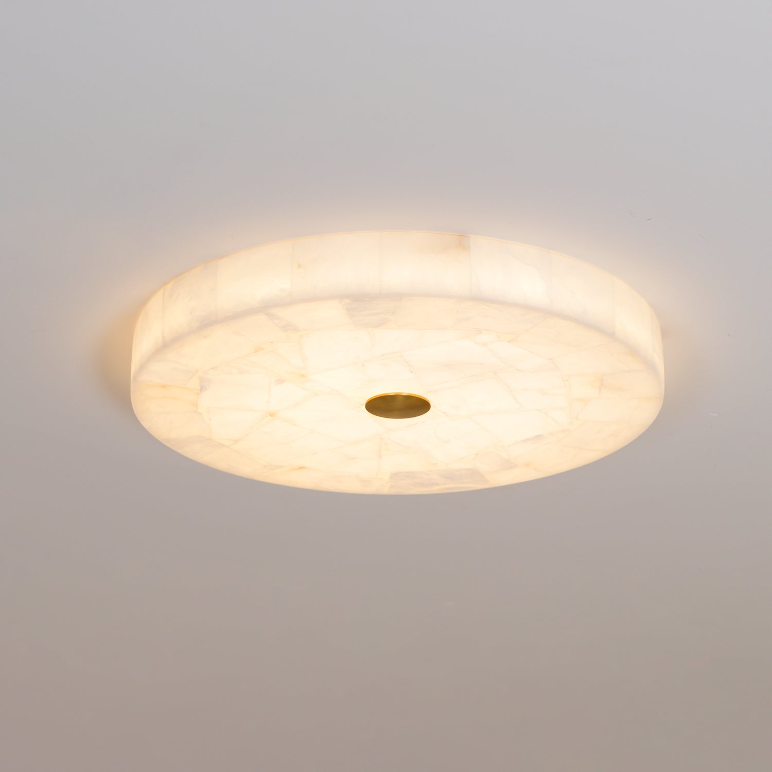 Kristy Round Alabaster Ceiling Lamp - image 5