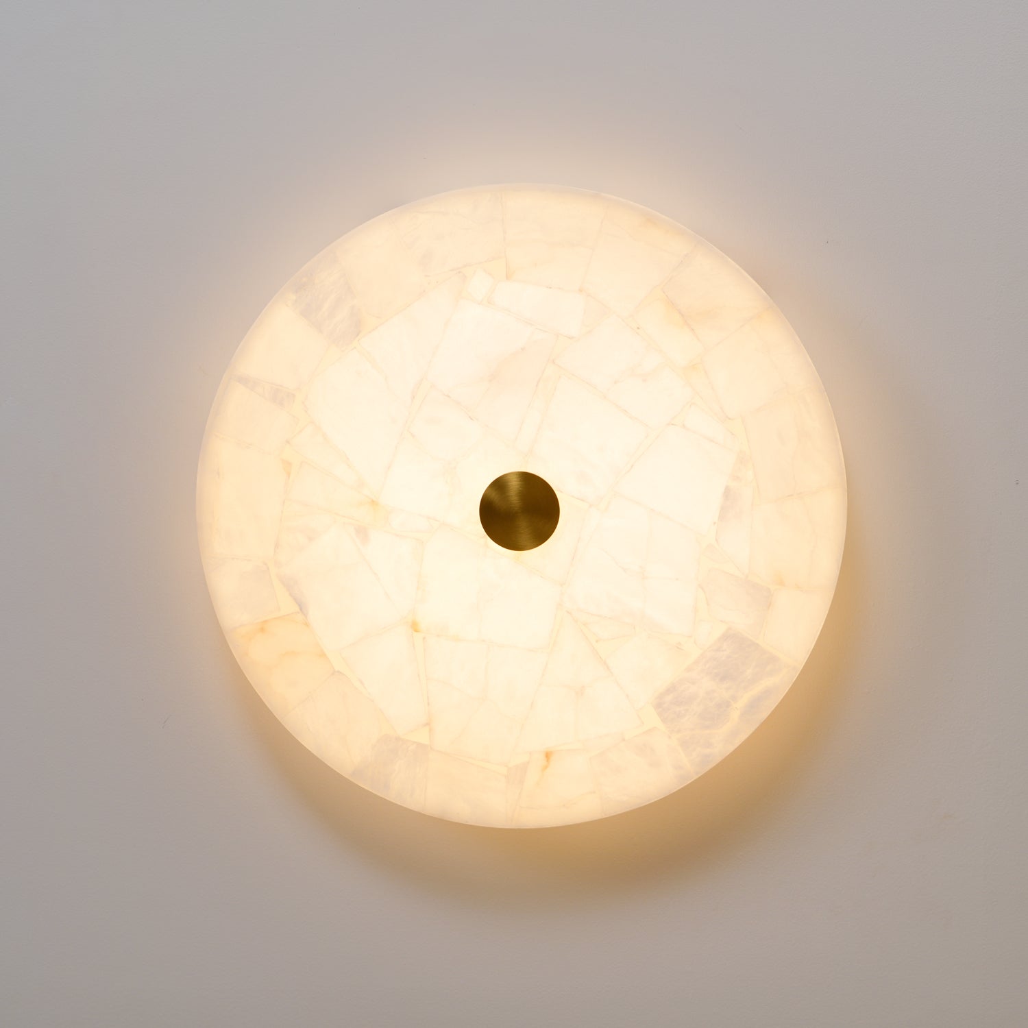 Kristy Round Alabaster Ceiling Lamp - image 6