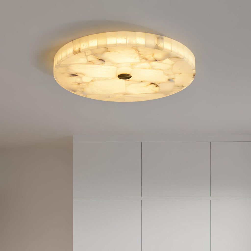 Kristy Round Alabaster Ceiling Lamp - image 11
