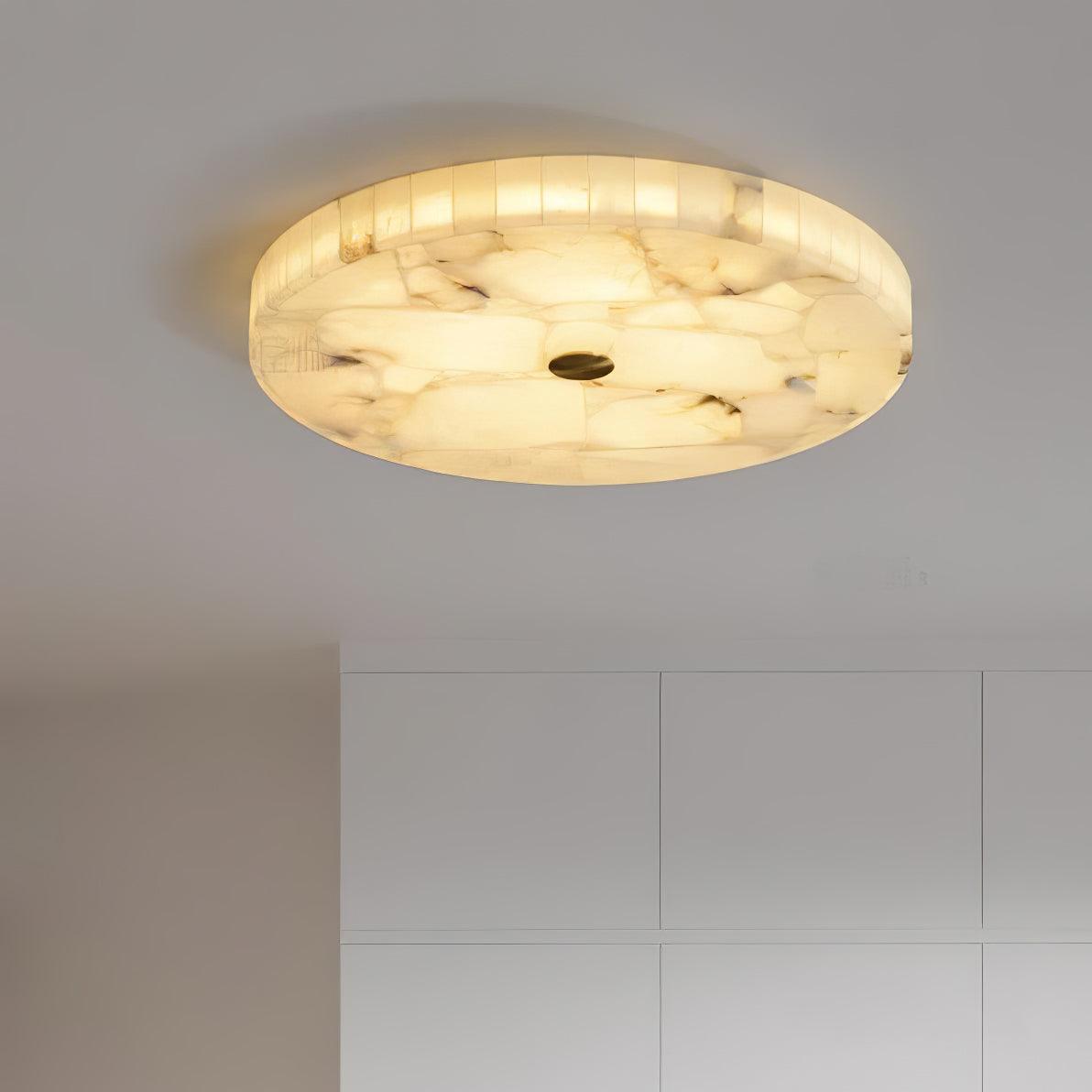Kristy Round Alabaster Ceiling Lamp - image 12