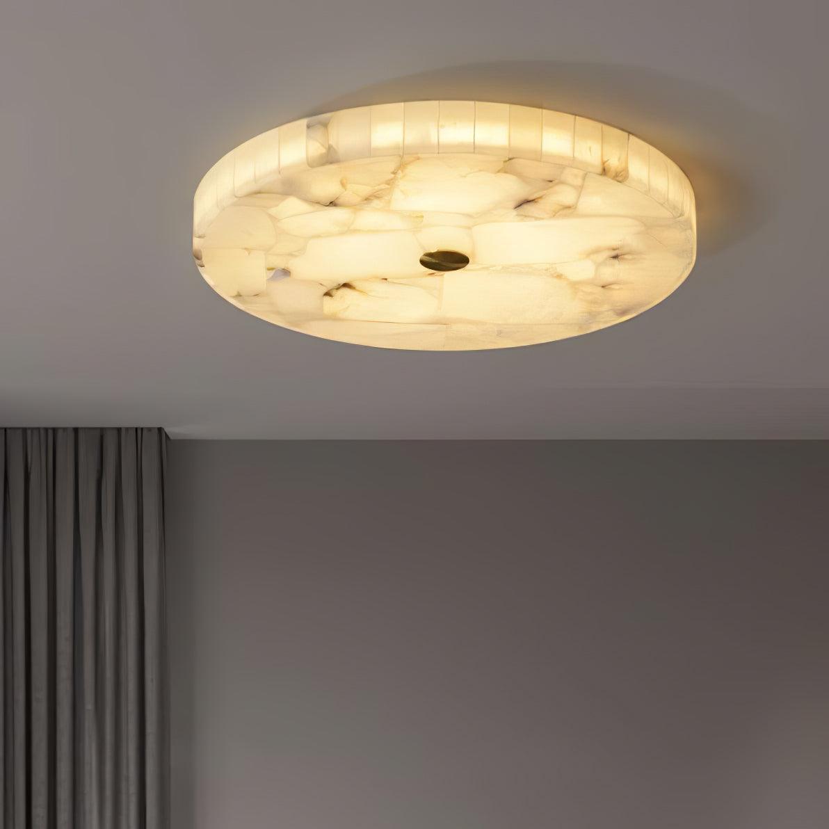 Kristy Round Alabaster Ceiling Lamp - image 13