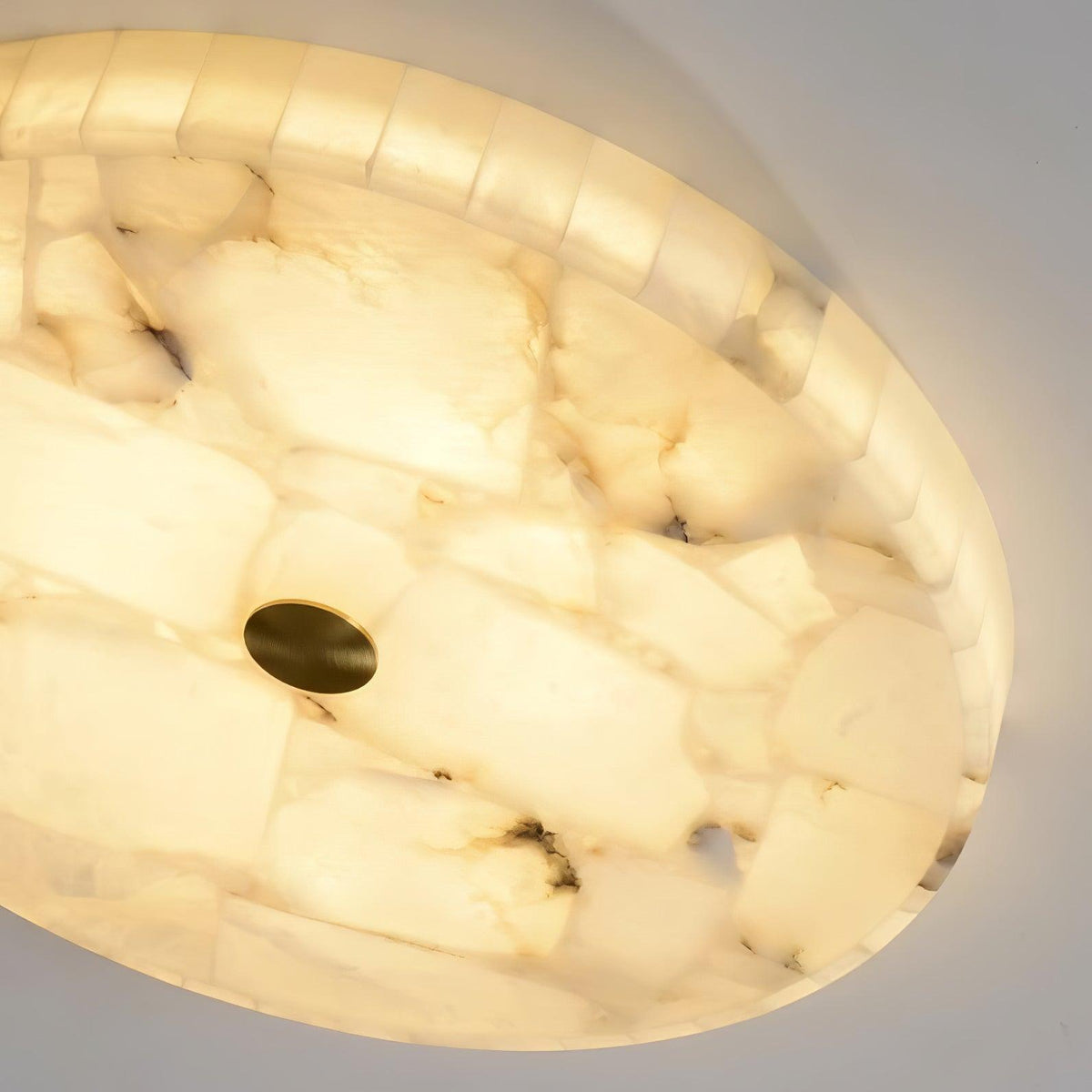 Kristy Round Alabaster Ceiling Lamp - image 17