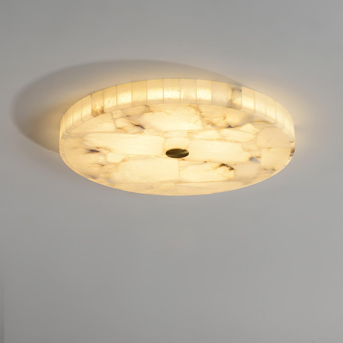 Kristy Round Alabaster Ceiling Lamp - image 9