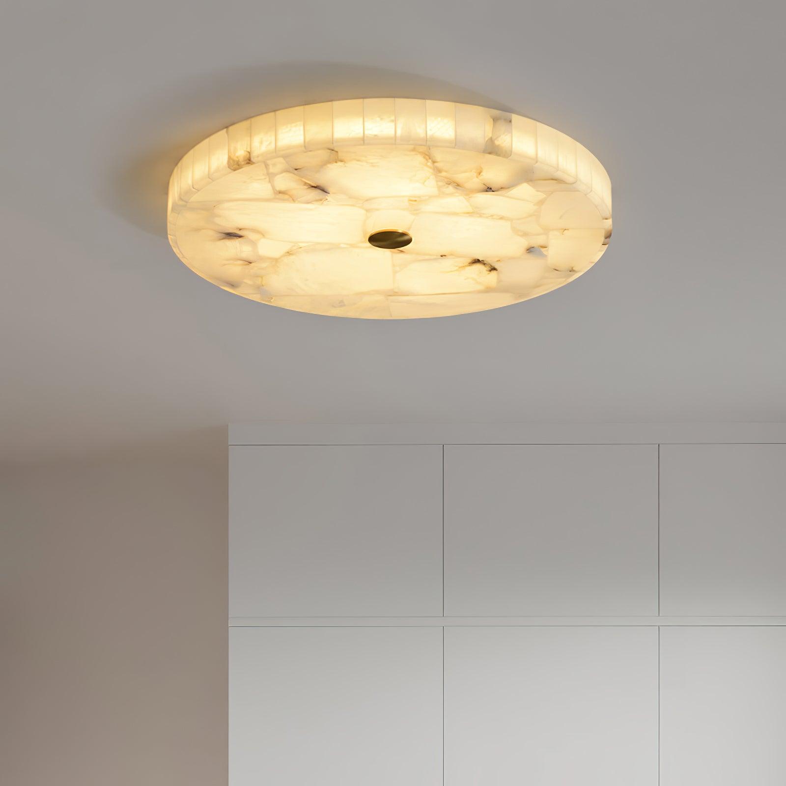 Kristy Round Alabaster Ceiling Lamp - image 10