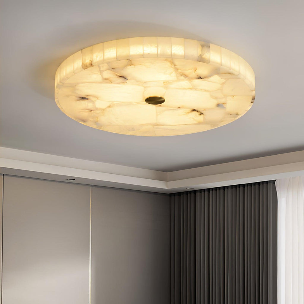 Kristy Round Alabaster Ceiling Lamp - image 7