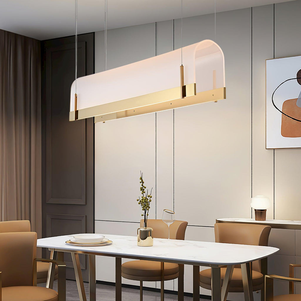 Cevinen Linear Gold Pendant Light