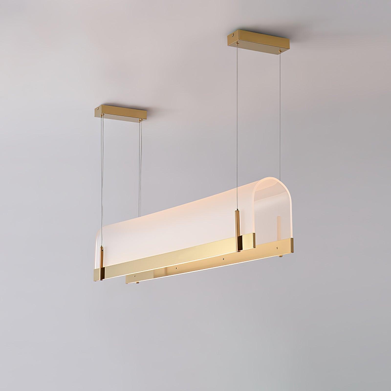 Cevinen Linear Gold Pendant Light