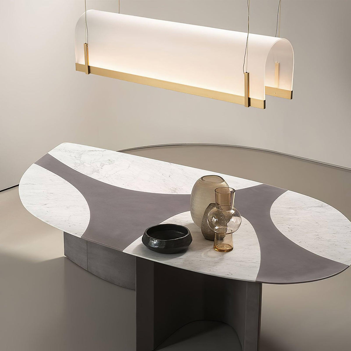 Cevinen Linear Gold Pendant Light
