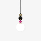 Eshaisra Nordic Art Round Balls Stacking Glass Pendant Lamp
