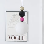 Eshaisra Nordic Art Round Balls Stacking Glass Pendant Lamp